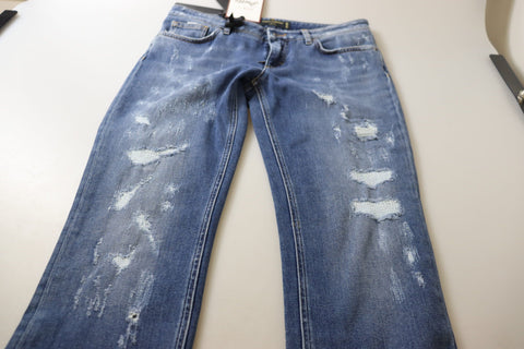 Dolce & Gabbana Chic Low Waist Skinny Denim Jeans