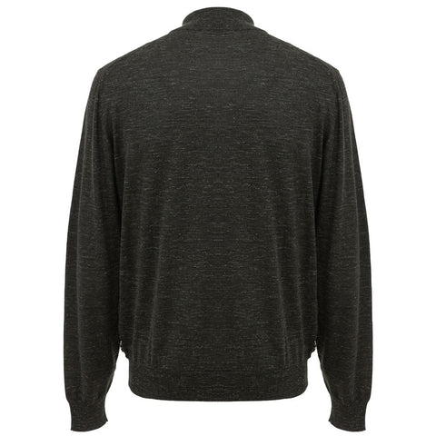 Brioni Green Wool Polo Shirt