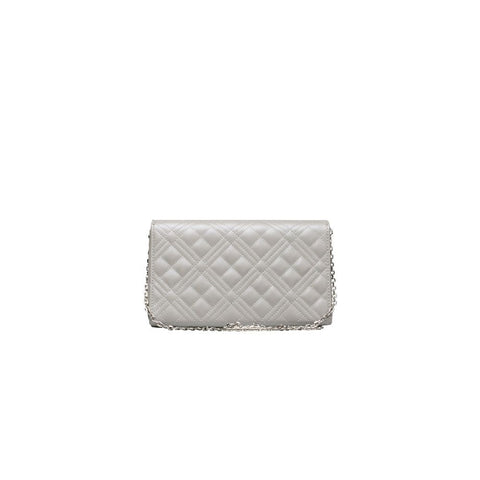 Love Moschino Silver Polyethylene Crossbody Bag