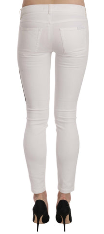 Dolce & Gabbana Queen Of Hearts Embellished Skinny Pants