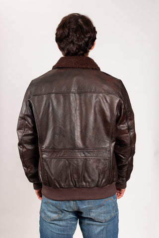 Bomber Men's Fashion Leather Jacket