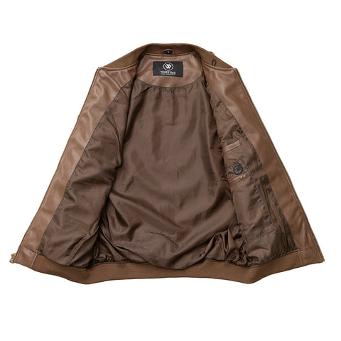 Myles Mens Vegan Faux Leather Jacket