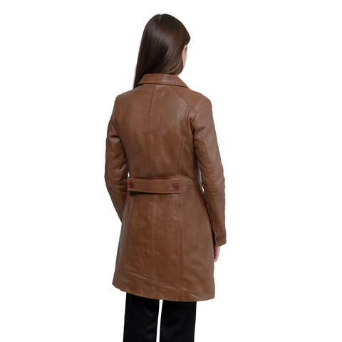 Jammie Women's Fashion Leather Coat