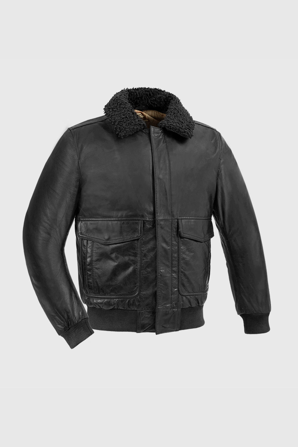 Old World Map Bomber Jacket Black