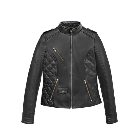 Alessandra Women's Fashion Leather Jacket