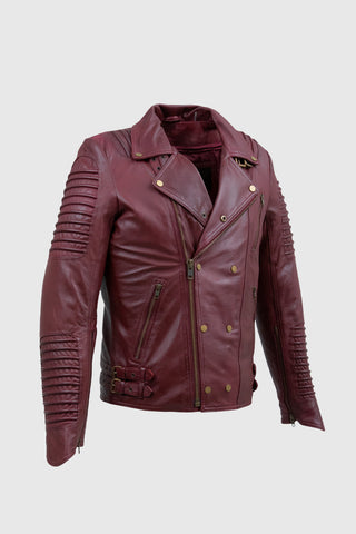 Brooklyn Men's Lambskin Leather Jacket