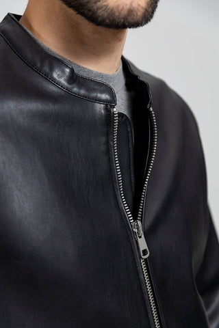 Dillon Men's Vegan Faux Leather Jacket