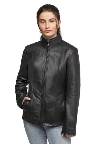 Francine Womens Fashion Leather Jacket