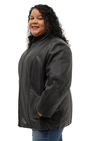 Francine Womens Fashion Leather Jacket