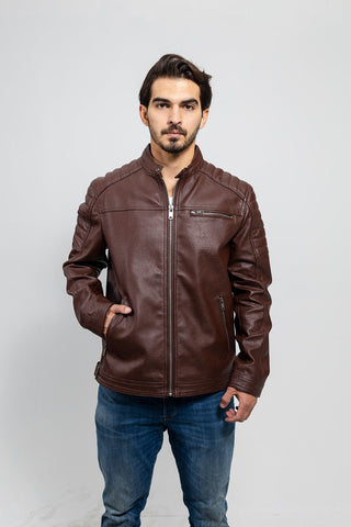 Logan Men's Vegan Faux Leather Jacket