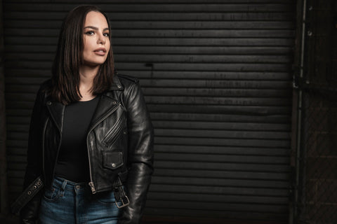 Imogen Motorcycle Leather Jacket