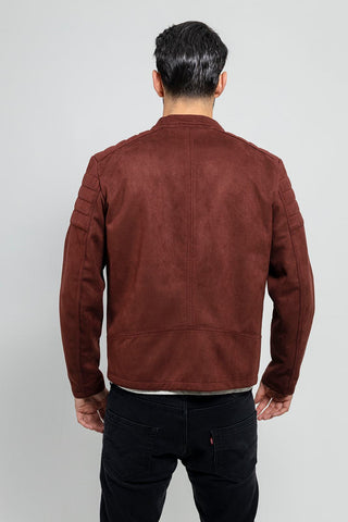 Payton Mens Vegan Faux Suede Jacket